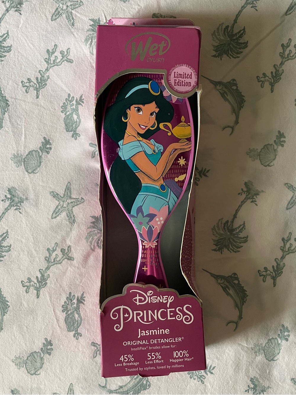Wet Brush Princess Jasmine limited edition detangling brush - NEW IN BOX